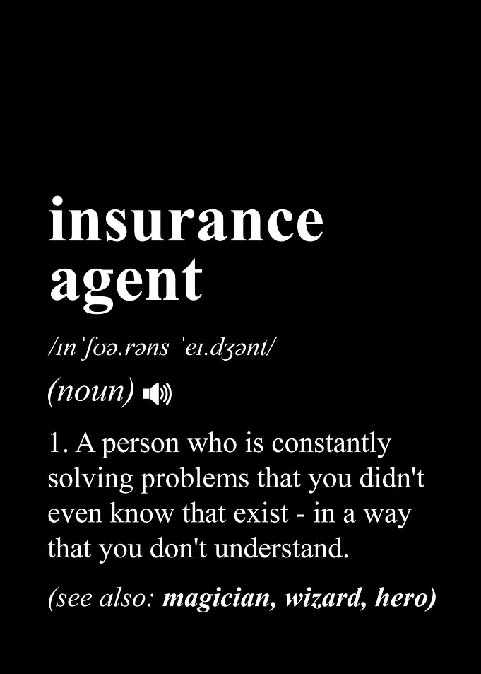 Insurance Agent Funny Job