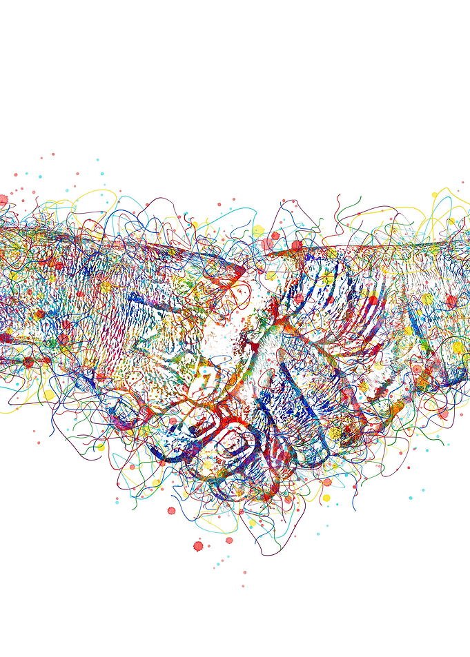 shake hands watercolor