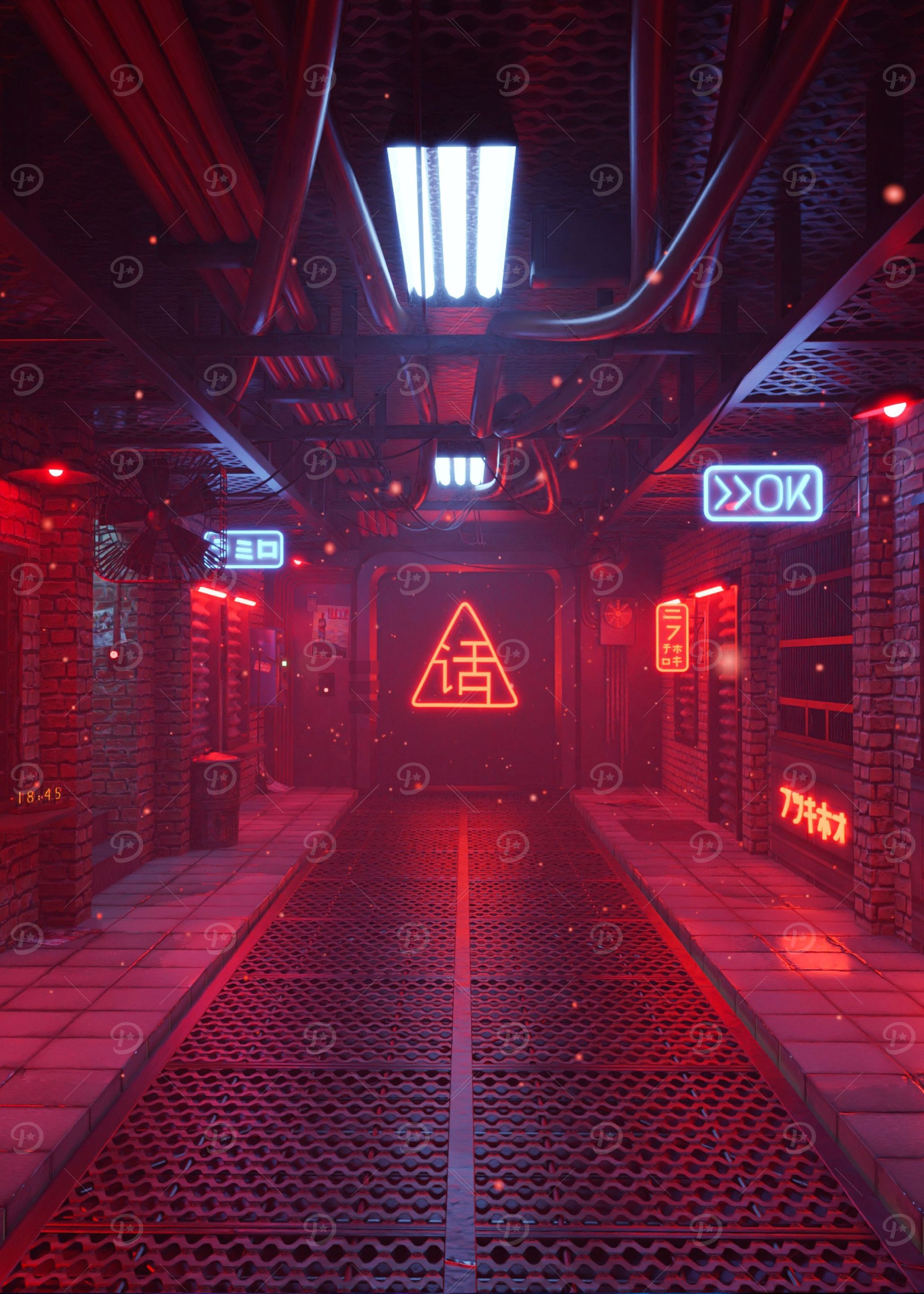 Cyberpunk Corridor