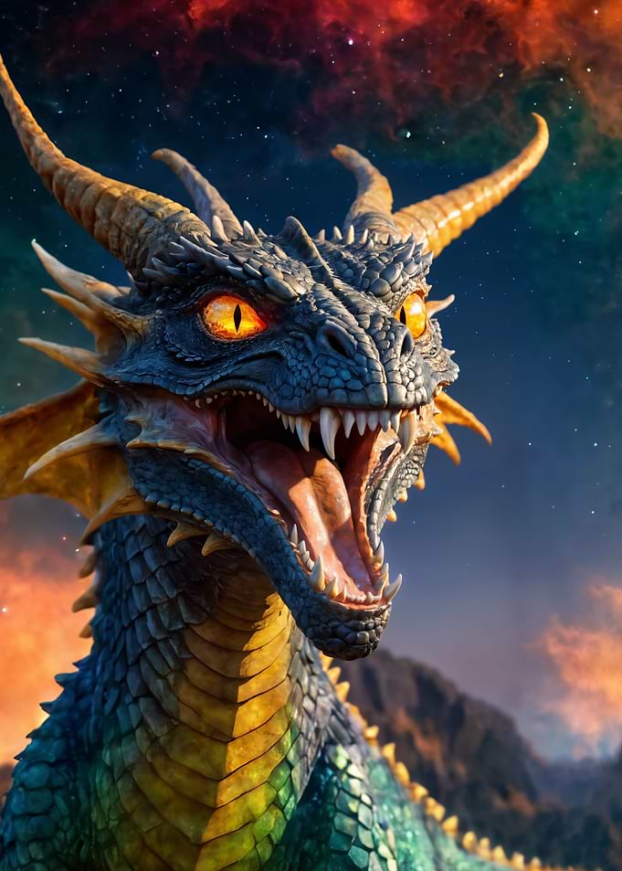 Roaring dragon