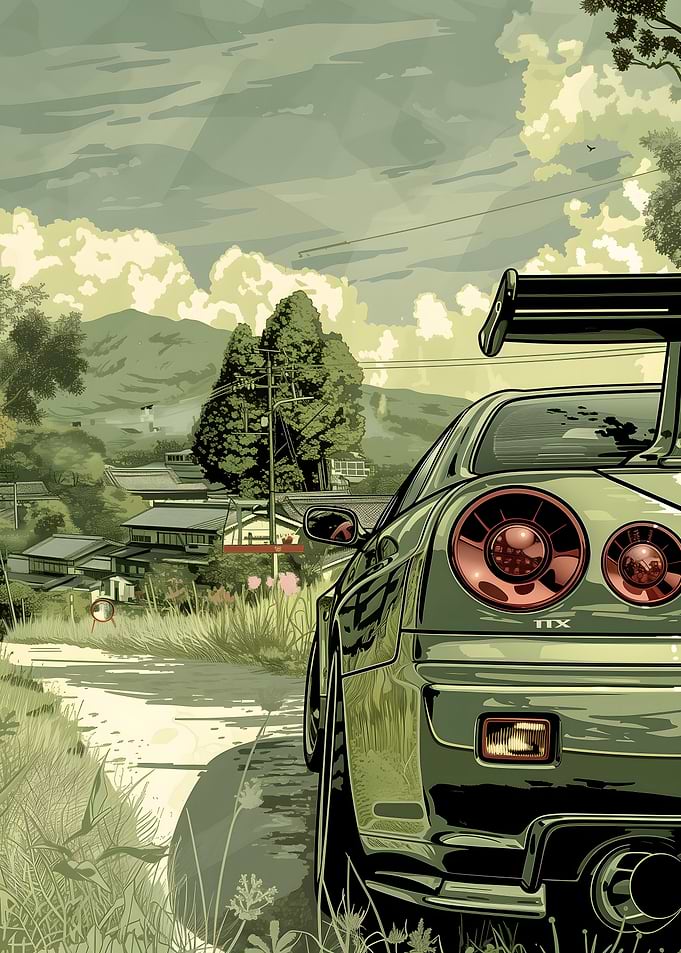 JDM Nissan Skyline GTR R34