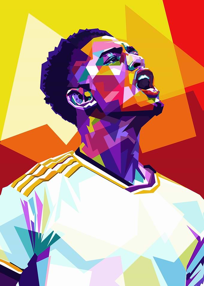 Jude Bellingham Pop Art