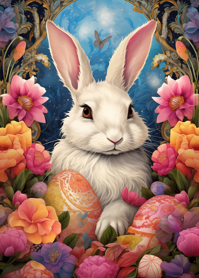 cute easter bunny