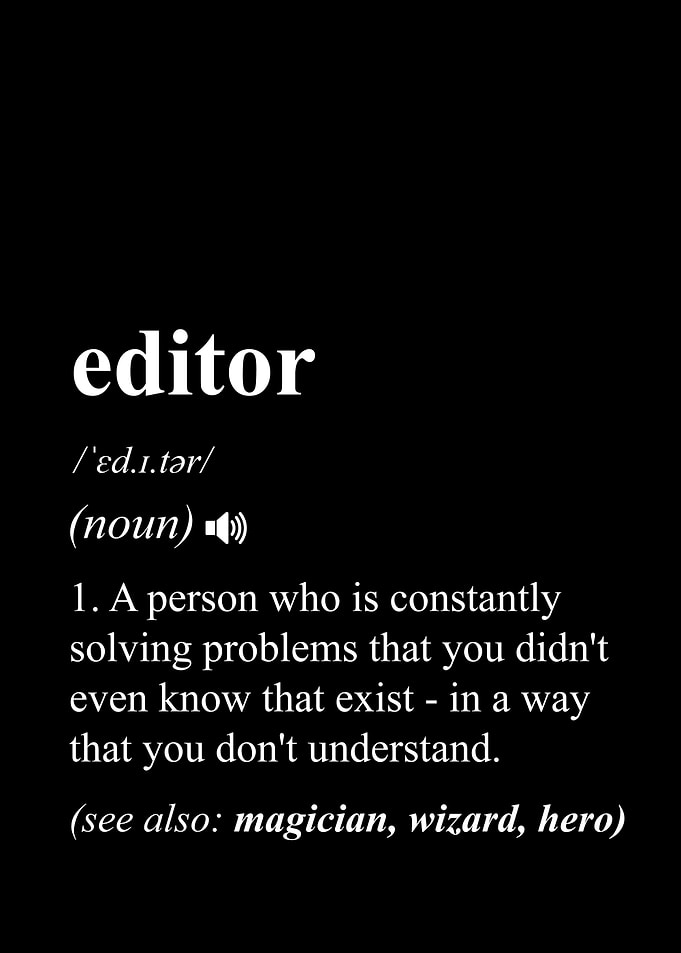 Editor Funny Definition