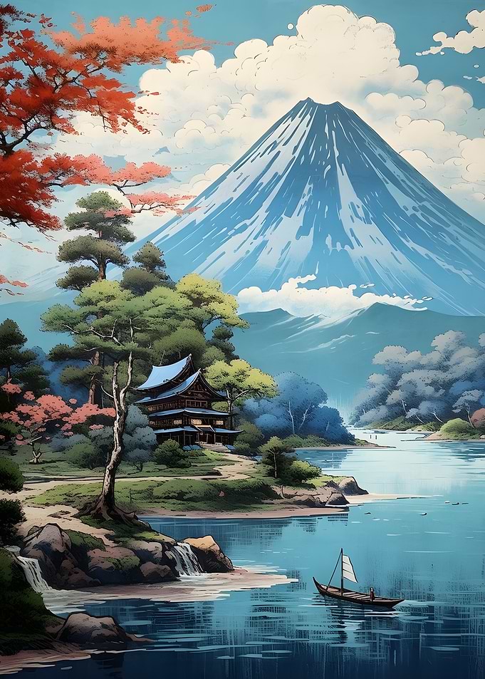 Blossom Japan Mount Fuji