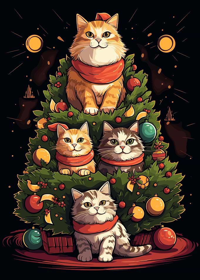 Cat Christmas