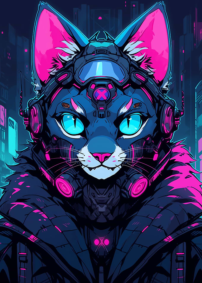 Cyberpunk Cat