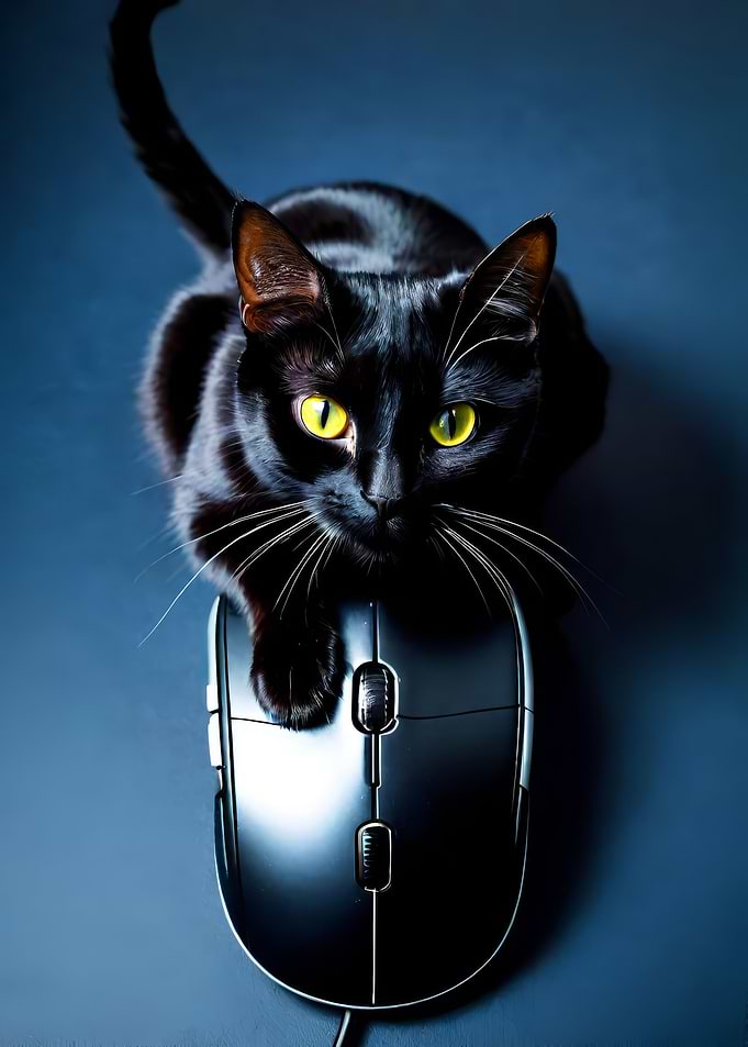 Cat Mouse Fun Digital Zen