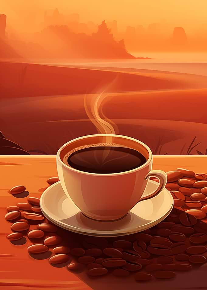black coffee