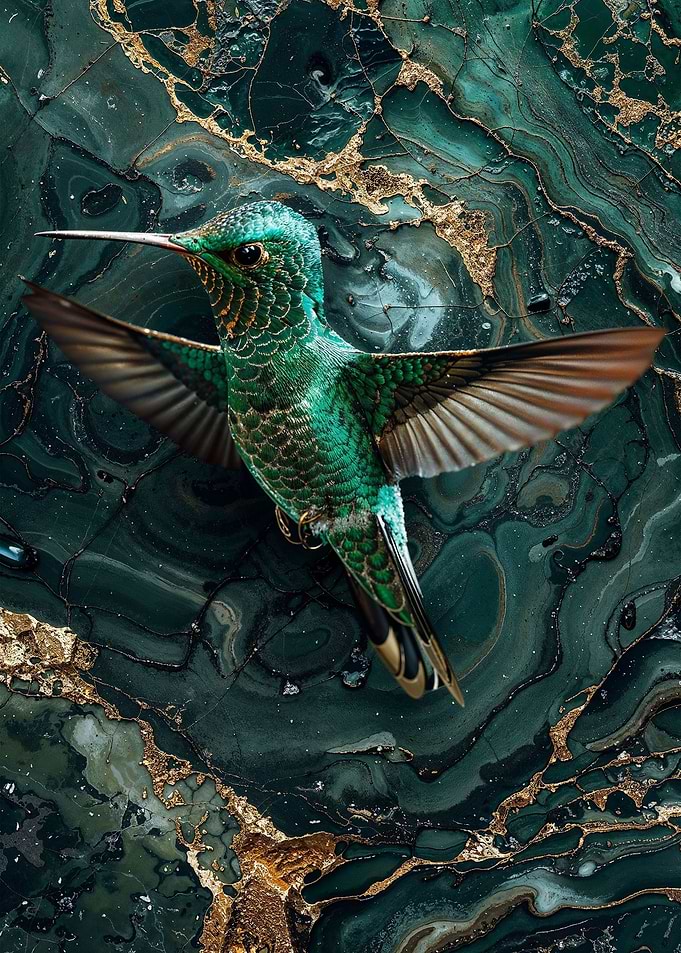 Surreal Hummingbird