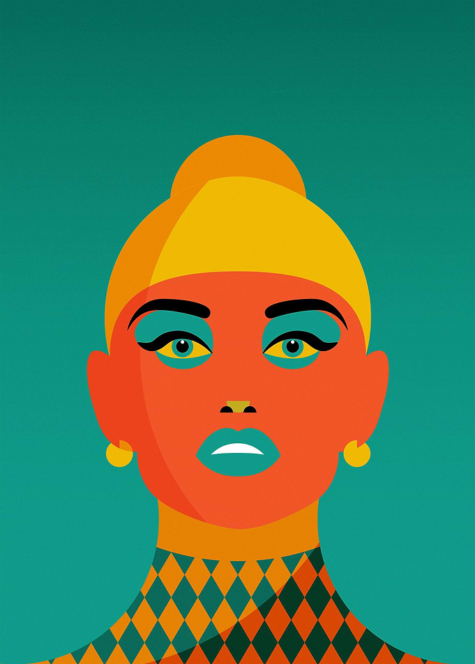 Vector Art Portrait 04
