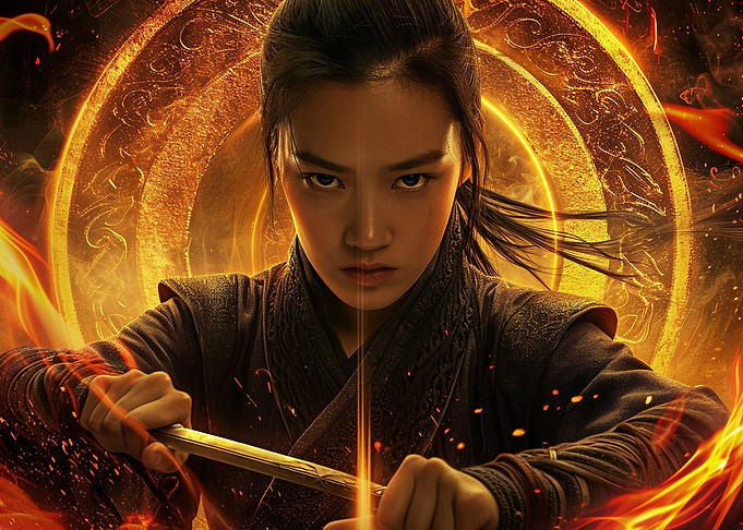 fire woman
