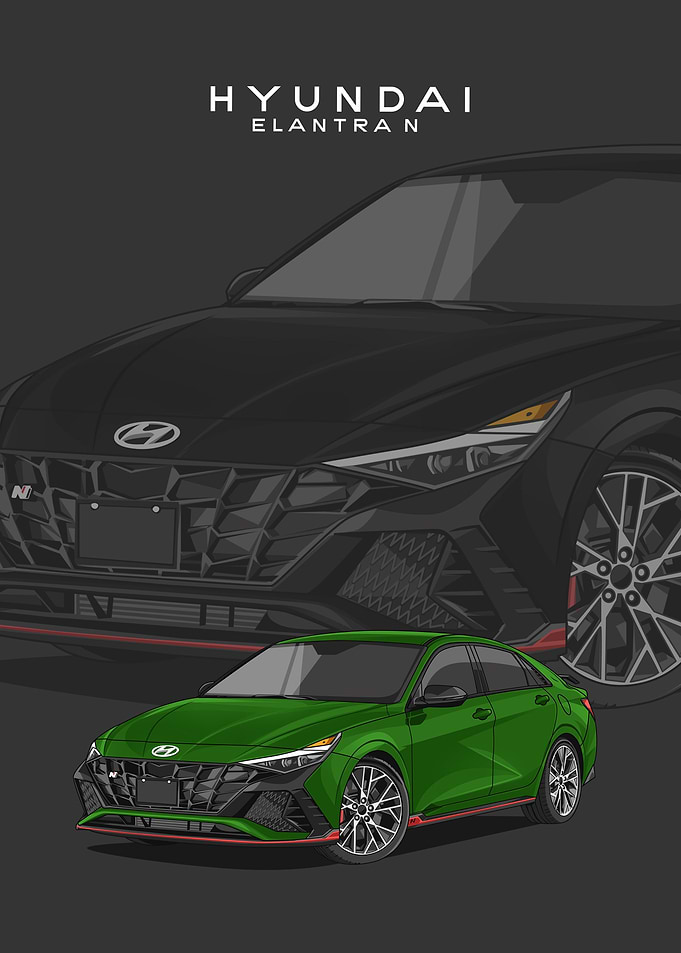 hyundai elantra n green