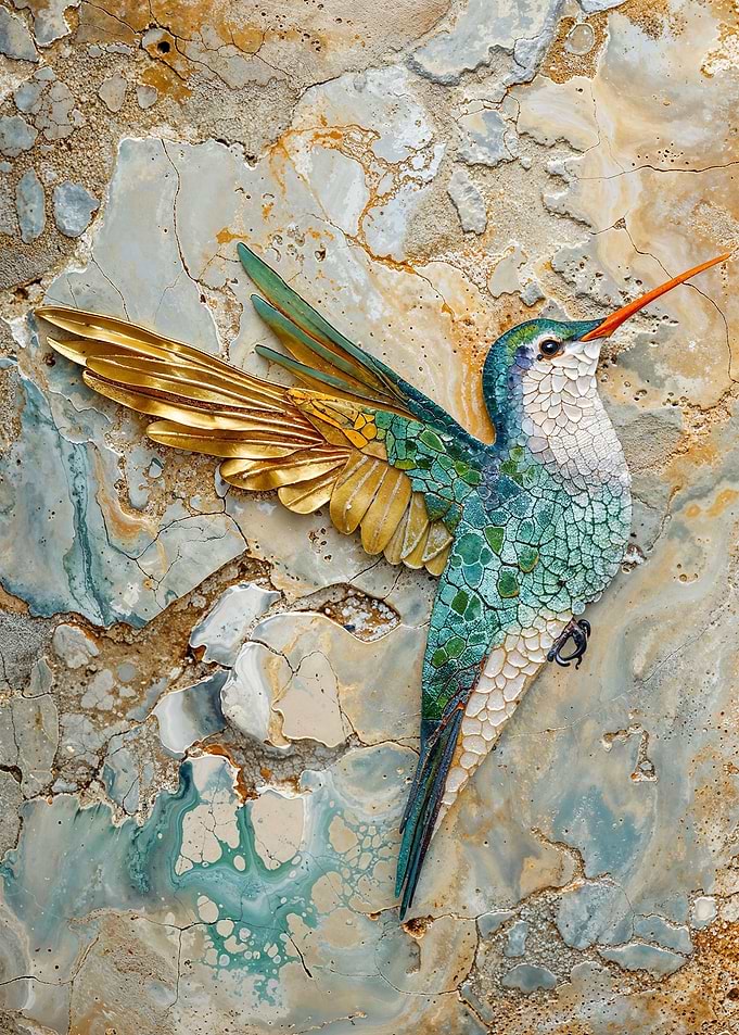 Surreal Hummingbird