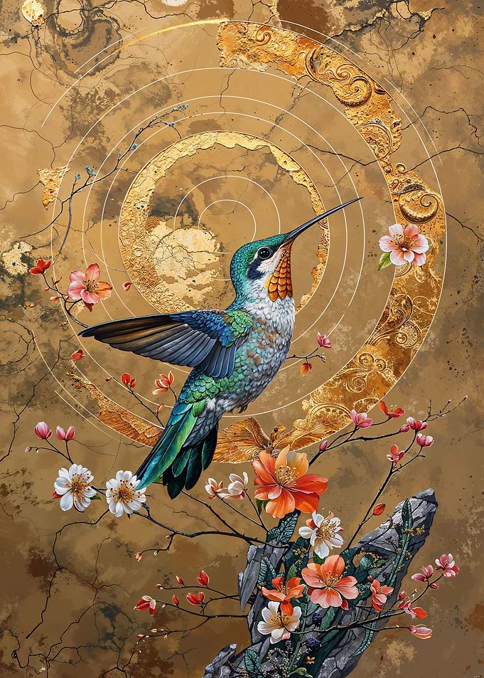 Surreal Hummingbird