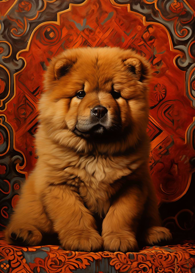 Chow chow puppy