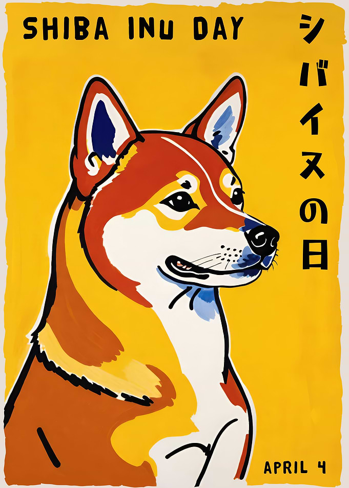 SHIBA INU DAY POSTER
