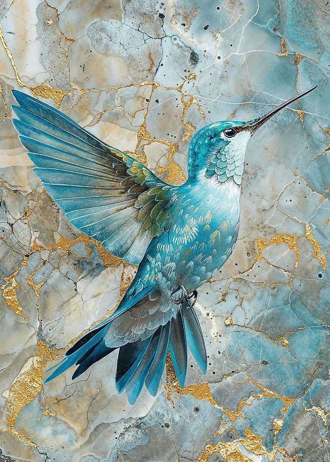 Surreal Hummingbird