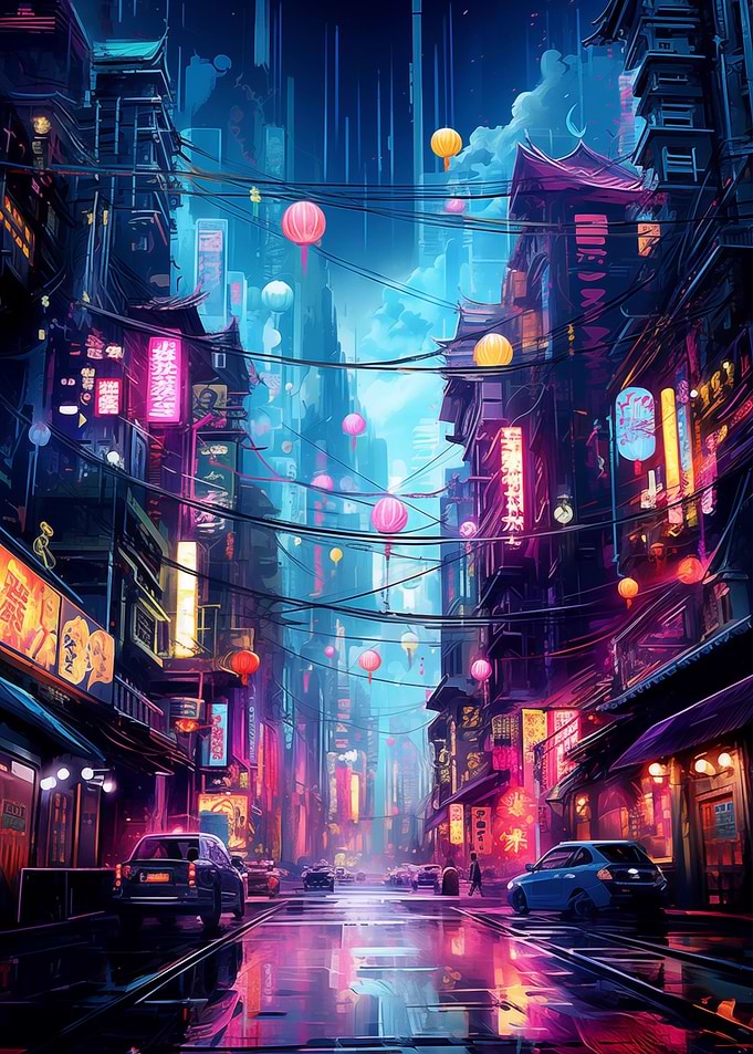 Night City Landscape