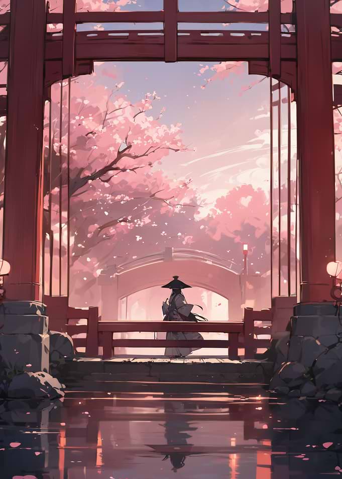 Cherry Blossom Portrait