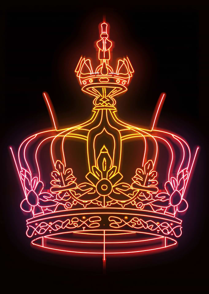 Crown Golden Neon