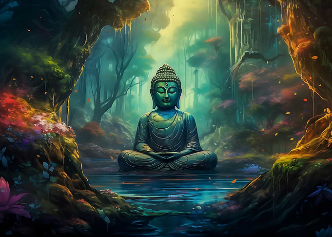 Buddha in nature