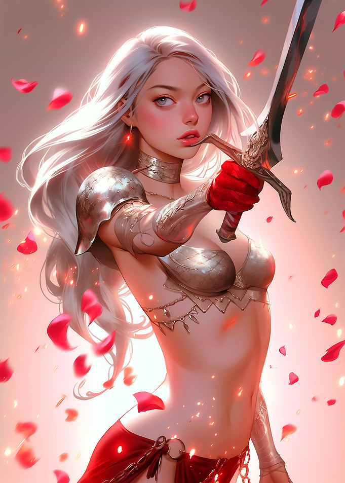 Red Female Warrior