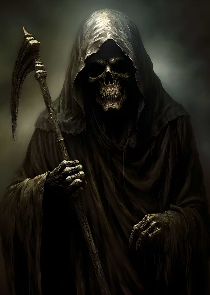 Grim Reaper Demonic Art