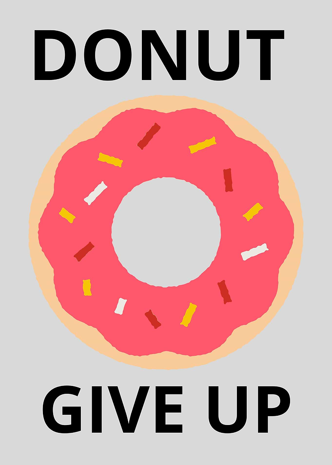 Funny Donut pun life