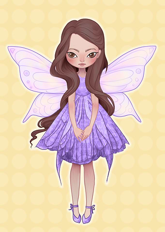 Fairy Doll Yellow BG