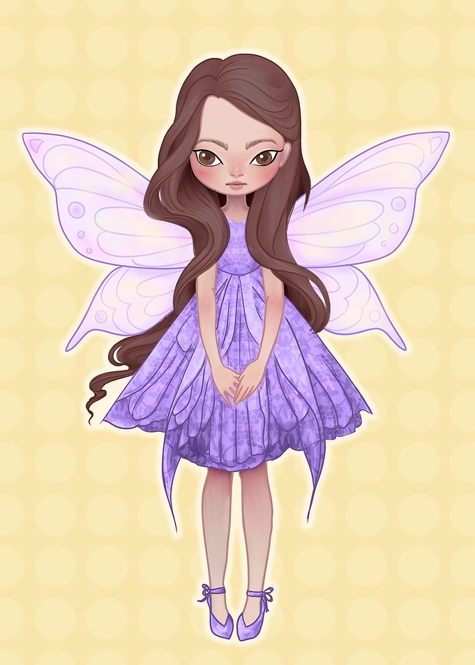 Fairy Doll Yellow BG