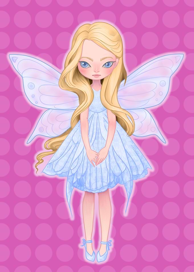 Fairy Doll Magenta BG