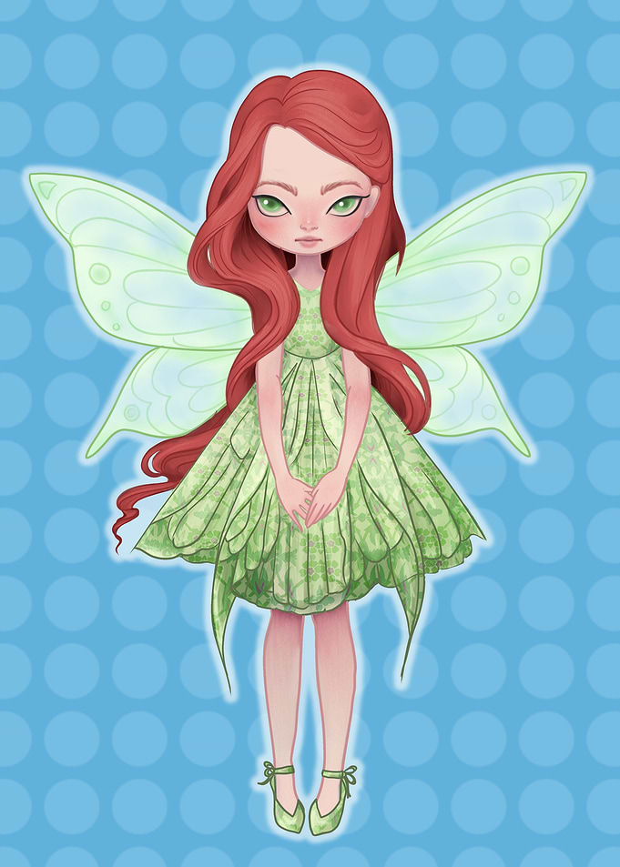 Fairy Doll Blue BG