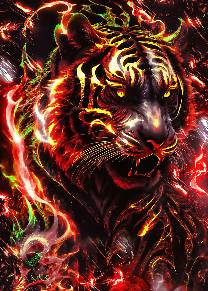 Magic Spectral tiger
