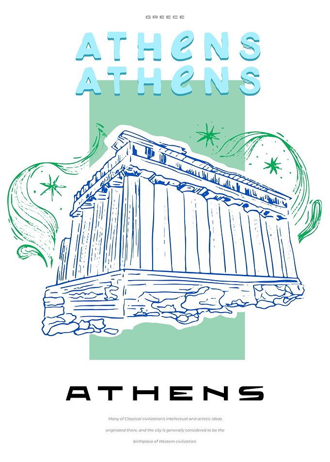 Athens Greece poster