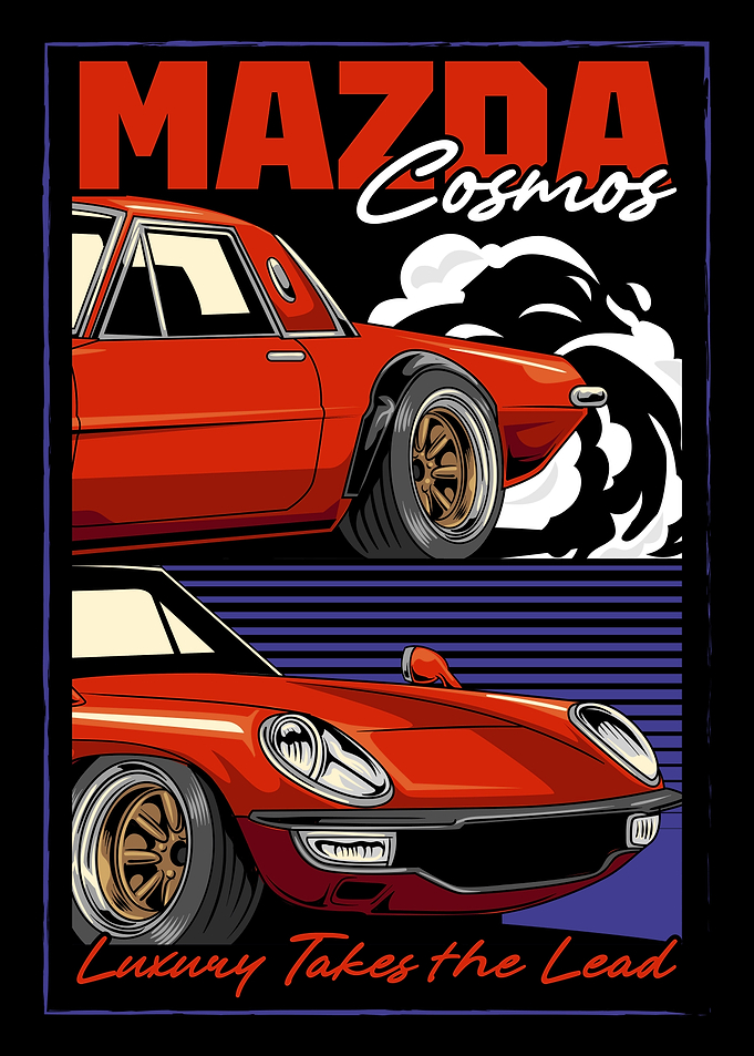 Retro Cosmo JDM Car