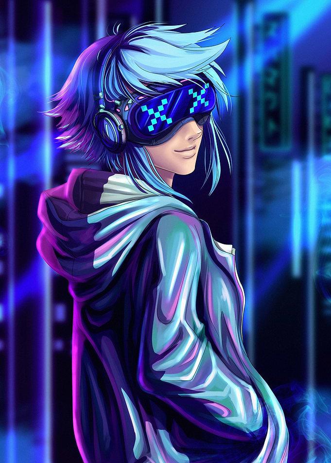 Blue Anime Guy