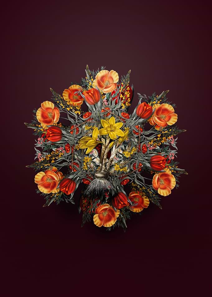 Crocus Luteus Wreath