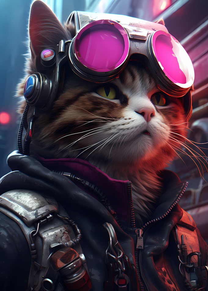 Cyberpunk Cat