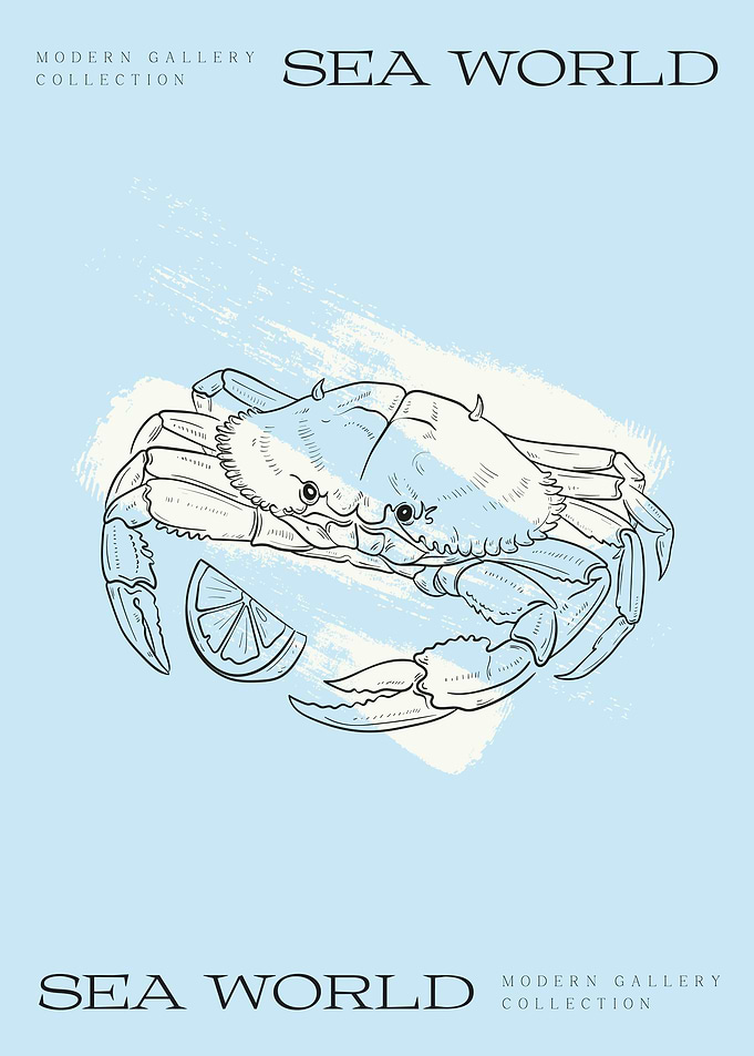 Minimalist Sea Food