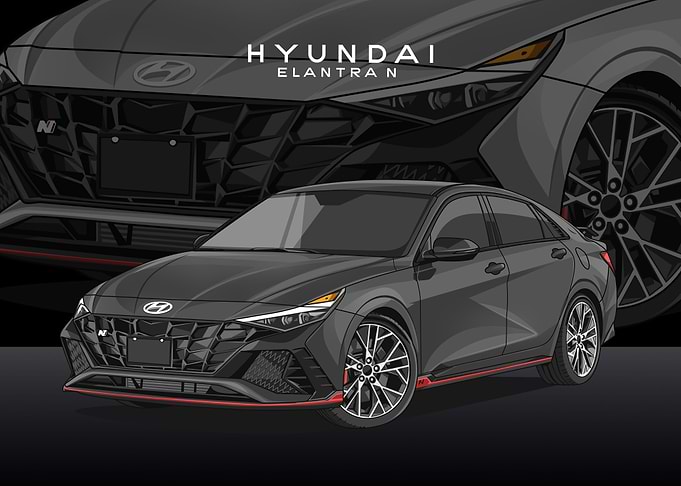 hyundai elantra n grey