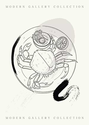 Minimalist Sea Food