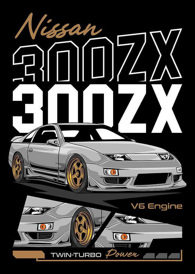 Classic 300 ZX JDM Car