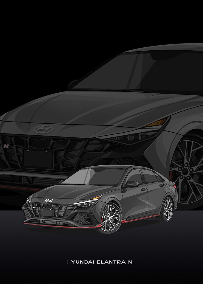 hyundai elantra n grey