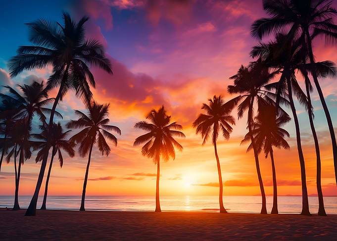 Tropical Beach Sunset