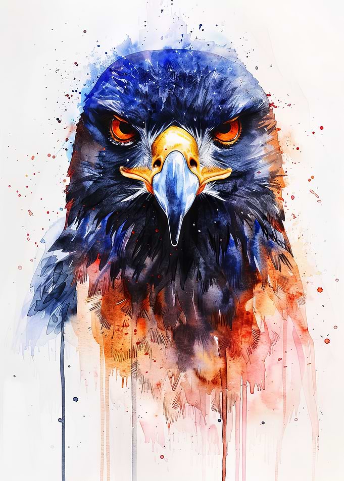 Buzzard Watercolor