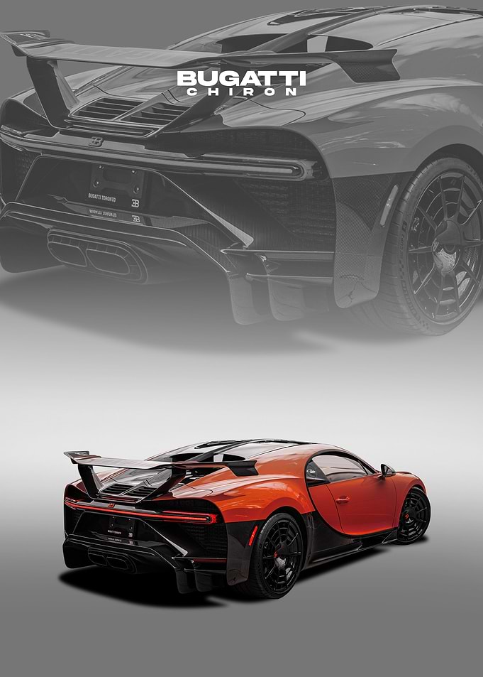bugatti chiron orange