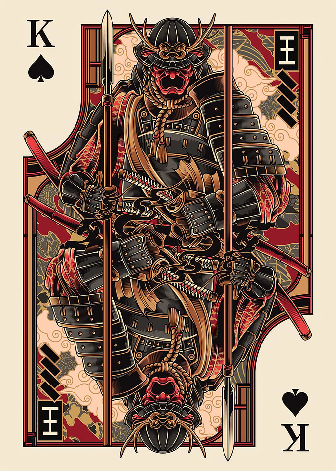 samurai of spades card