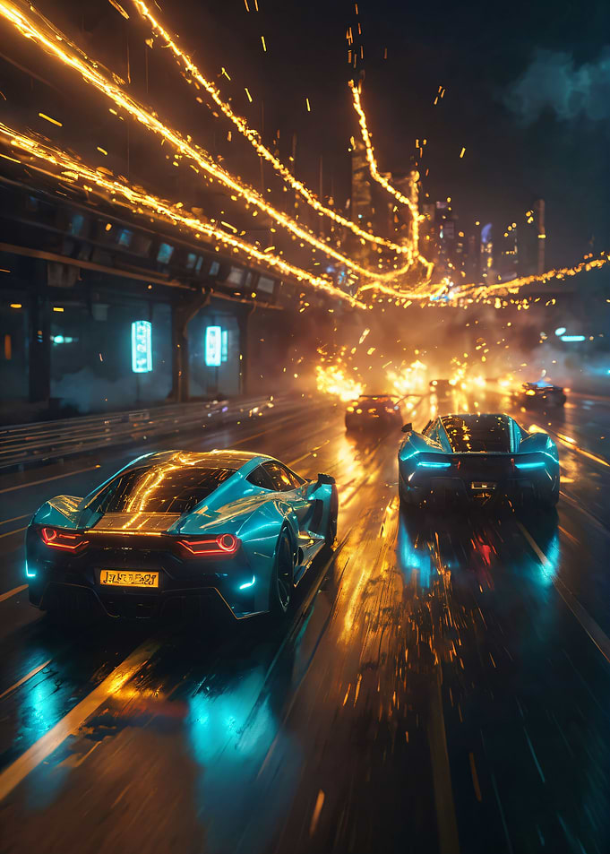 Epic Car Street race