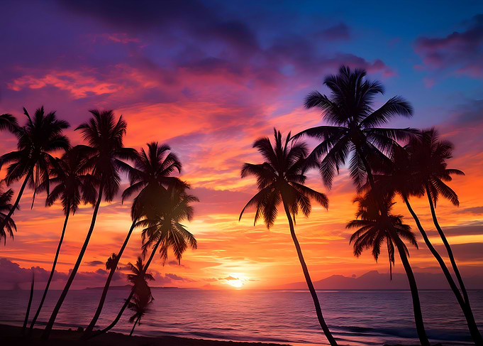 Tropical Beach Sunset